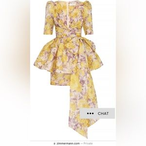 Zimmerman watercolor flower dress